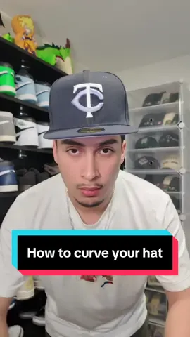 Best way to curve your hats 🧢  #fittedhats #hat #neweracap #baseballcap #fittedcap 