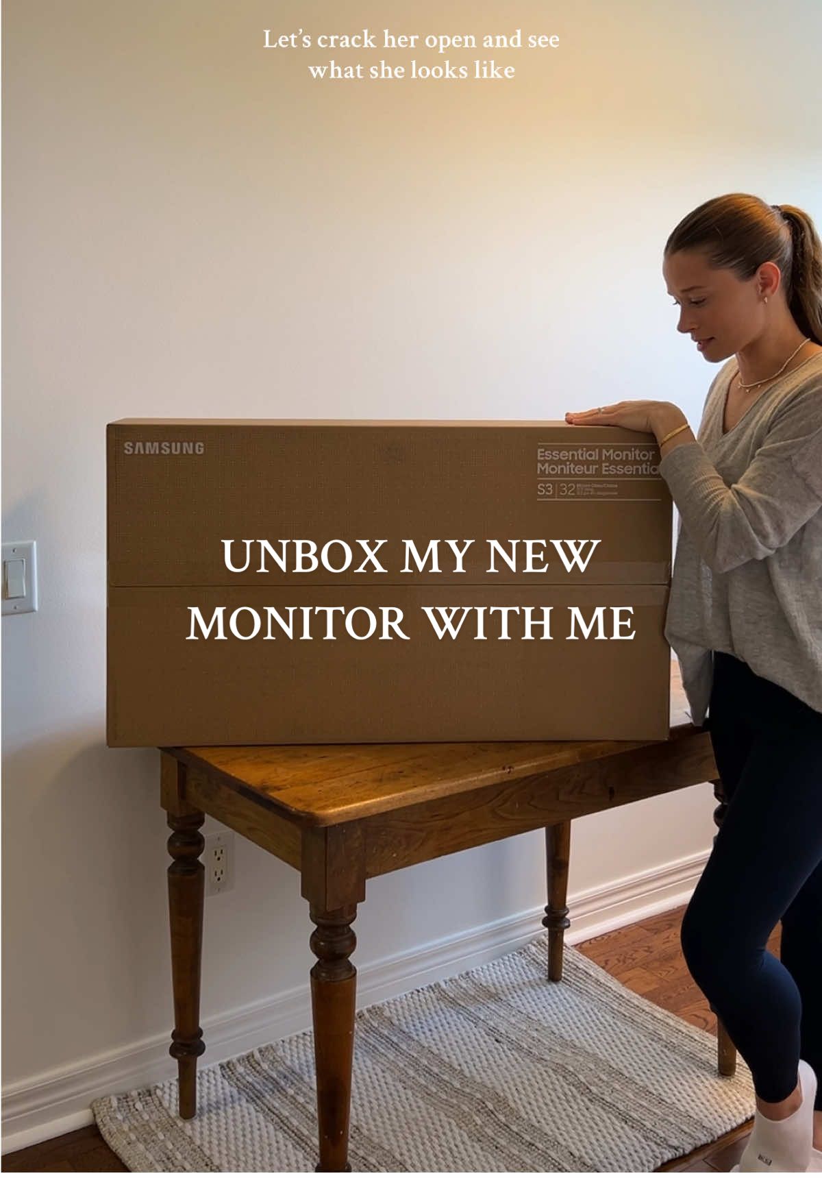Ok now that I’m looking at it, it might too big 😅 #samsung #monitor #samsungs3 #curvedmonitor #wfh #workfromhome #techsales #sales @Samsung  