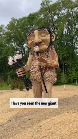 'Mama Rosa' is a new giant troll statue at a park in Wauwatosa.