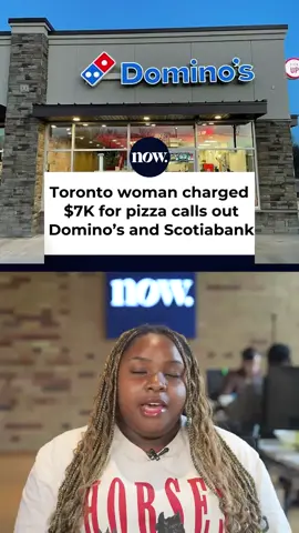 A Toronto woman’s $72 Domino’s pizza order turned into a $7,200 overcharge. After months of poor customer service, her bank finally stepped in – thanks to TikTok. For the full story, head to nowtoronto.com. #Toronto #Dominos #Scotiabank