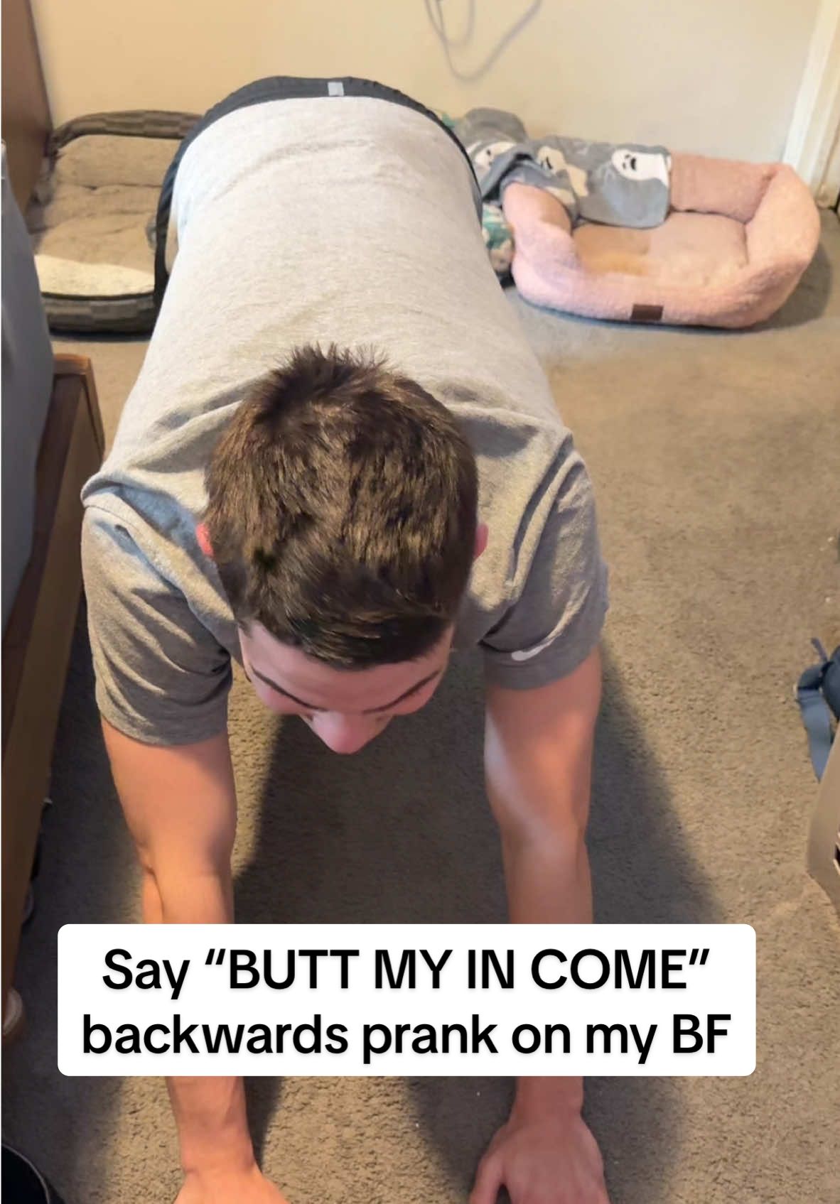 he’s glad he failed the IQ test 🤦🏻‍♀️😆😆 #maeveplusryan #couplegoals #prankwars #couplecomedy #tiktoktrend #harmlessprank #fyp #couplescontent #trend #couplestiktok #trending #coupleschallenge 