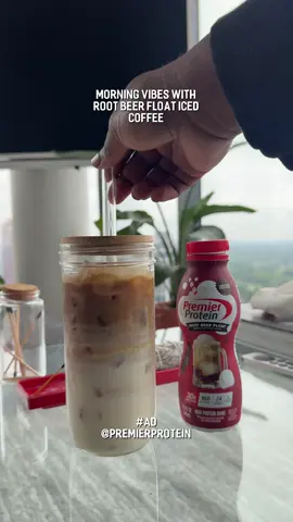 #Ad Morning Vlog! @Premier Protein’s Root Beer Float flavor is back and it’s the perfect ingredient for an iced latte! 🔗 in bio. Check this out and let me know your thoughts! #PremierRBF #icedcoffee #morningvlog