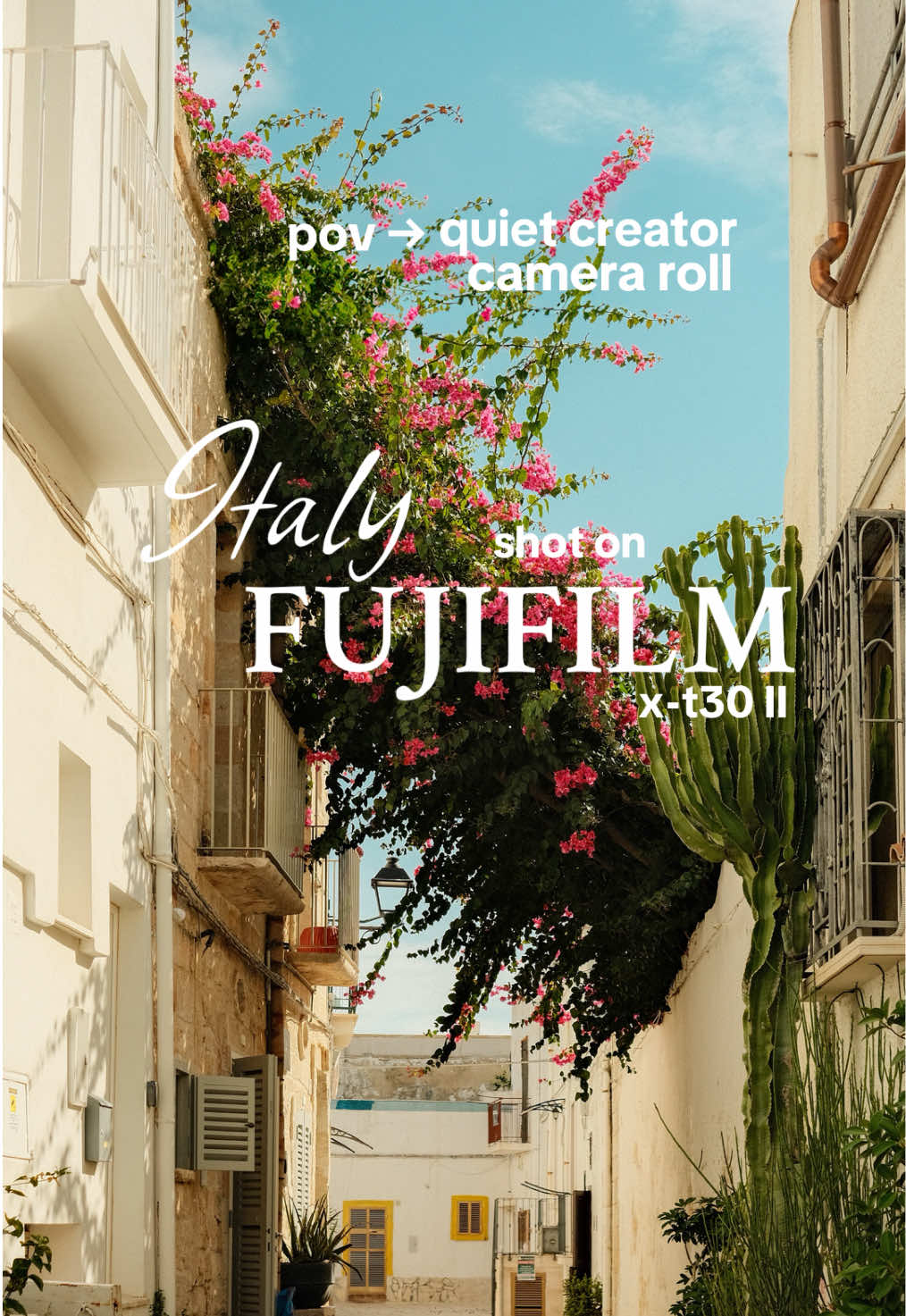 Italy through the lens of my fuji xt30ii. ✨📸  #fujifilm #fujifilmxt30ii #filmsimulation #fujifilmcamera #fujixseries #fujifilmrecipe #photographer #travelphotographer #italia #puglia #eurotrip 