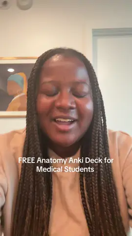 I wish I used this resource in medical school! Link is in my bio!  The Anatomy Anki Deck from @MedSchoolCoach was built to help first-year med students learn the anatomy they need to know for lecture exams and practicals. Complete with over 4,000 physician-reviewed Anki cards, this deck will train you to recognize, name, and retain important body structures and landmarks. Download the deck for FREE today! #MedSchoolCoachPartner #medicalstudent #medicalschool #study #greenscreenvideo 
