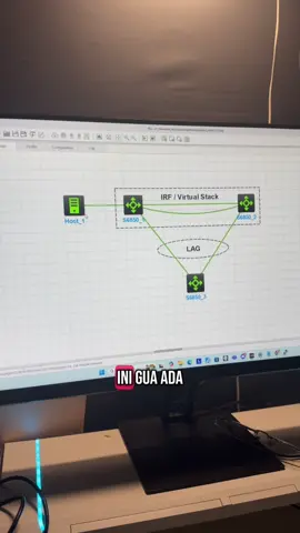 Penjelasan irf atau virtual stack dan lab mengkonfigurasi irf menggunakan hcl lab. Tonton sampai habis. #networkengineer #systemadministrator #systemengineer #itinfrastructure #noc #networkinfrastructure #itsupport #informationtechnology #stacking #irf #h3c #hcllab #configure #fyp