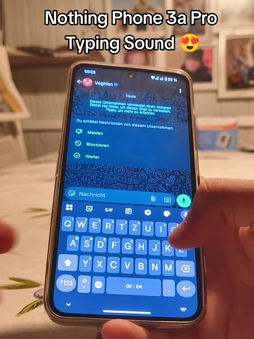 Nothing Phone 3a Pro Typing Sound 😍 #NothingPhone3aPro #NothingPhone #KeyboardASMR #PhoneASMR #TastaturSounds #TouchscreenASMR #SmartphoneSounds #NothingDesign #SoundTest #TechASMR #CleanLook #UltraSatisfying #SatisfyingSounds #MinimalSetup #AndroidSetup #TechTok #EditTok #SmoothEdit #NothingCommunity #PhoneVibes #TikTokGermany #TikTokDeutsch #FürDich #FYP #Viral #GadgetLover #TechVibes #ASMRDeutsch #Tippgeräusche #KeyboardVibes  @CMF by Nothing @Florian @Nothing @L E O N I E @Nothing2Hype @Tom's Tech📱 