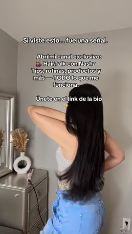 🌸 ¿Quieres estar más cerca y aprender todo lo que he descubierto sobre el cuidado del cabello? 	Abrí mi canal exclusivo: 💇🏽‍♀️ HairTalk con Nasha Tips, rutinas, productos y más — TODO lo que me funciona. 	Únete#beauty #hair #hairhack #healthyhair 