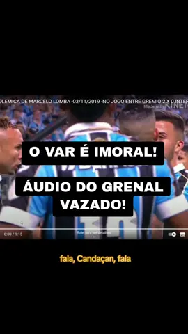 Nosso querido VAR agindo com destreza no grenal! #VAR #Arbitragem #grenal #gremio #inter #internacional #bahia #interxbahia #Candancan #arenagremio #braulio 