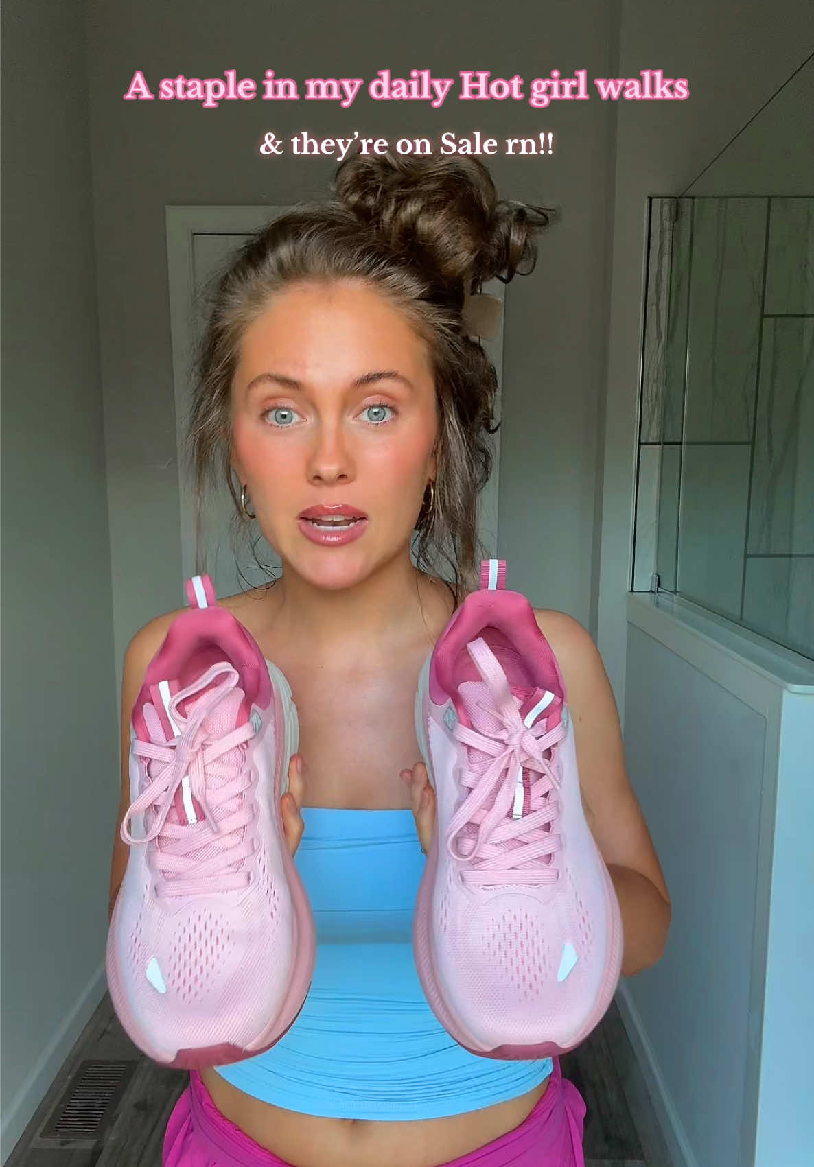 My hot girl walks go hard with these shoes!! 🤍 #nortiv8shoes #dreampairs #gymshoesforwomen 