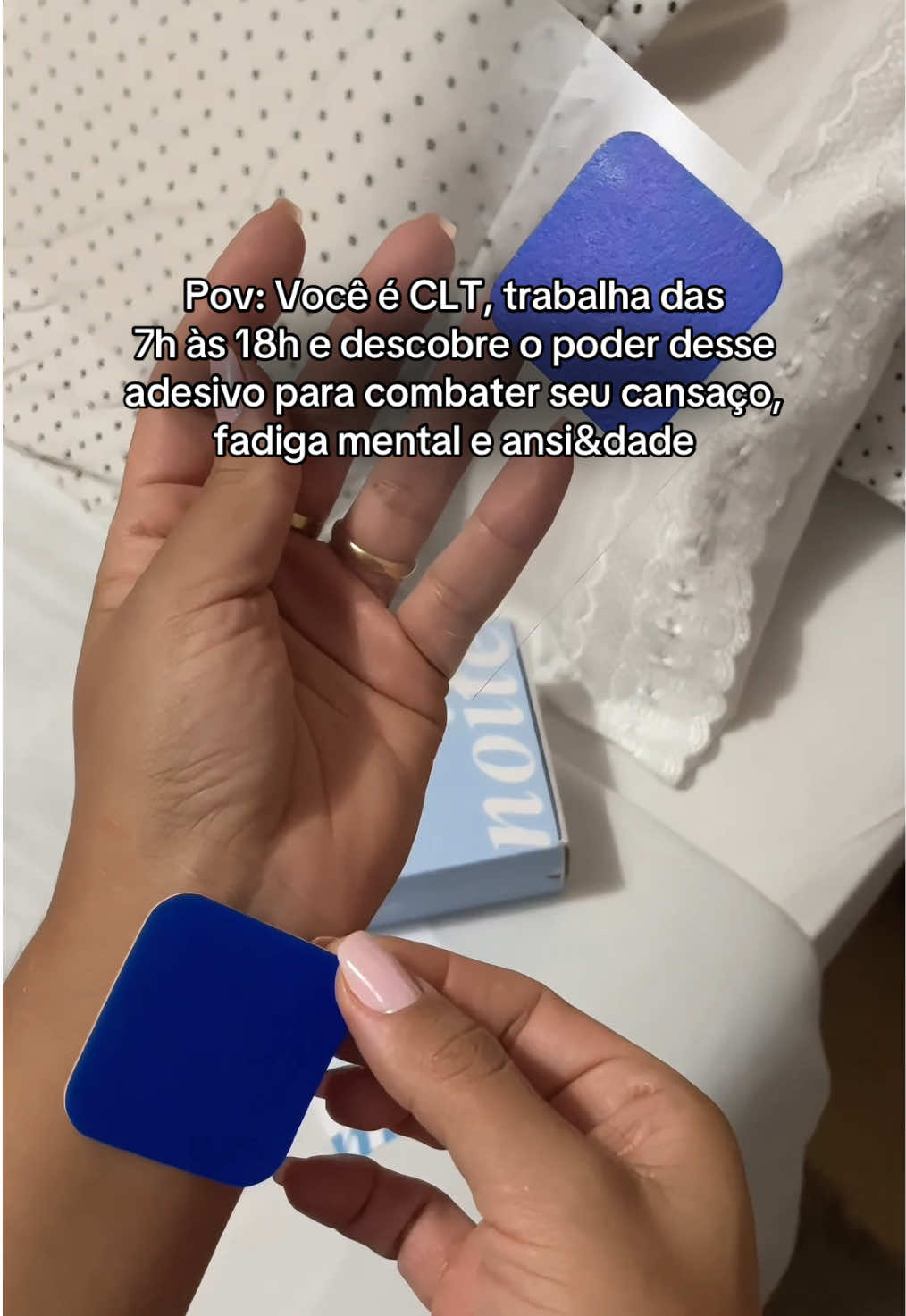 Tudo que eu precisava! 😮‍💨🤌🏼 #ansiedade #insonia #dormir #energia #adesivodosono 