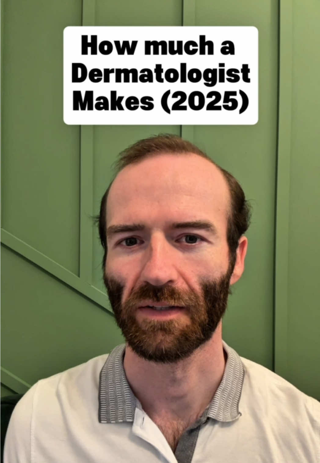 How much are Dermatologists making in 2025? Let’s find out. #medstudenttiktok #medstudent #residents 