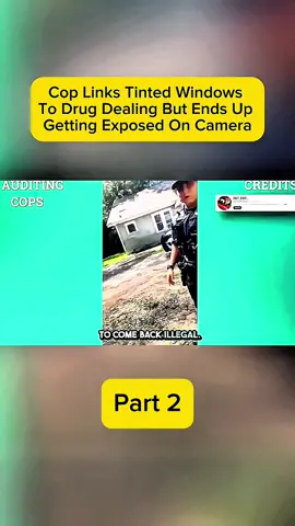 Cop Links Tinted Windows To Drug Dealing But Ends Up Getting Exposed On Camera #fyp #foryoupage #duet #capcut #foryou  #police #policeofficer #policeoftiktok #duet #edit #Love #meme #viral 