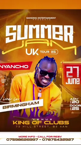 We are fully pumped 💨💨 for our debut UK 🇬🇧 Tour❤️🙏 I can’t wait to be in The UK 🇬🇧 see y’all soon 🔜 …… My new song #nakunungndingo is out on YouTube 🙏 #KAIRO #TENKUNGO #NEWSONGALERT #UK 