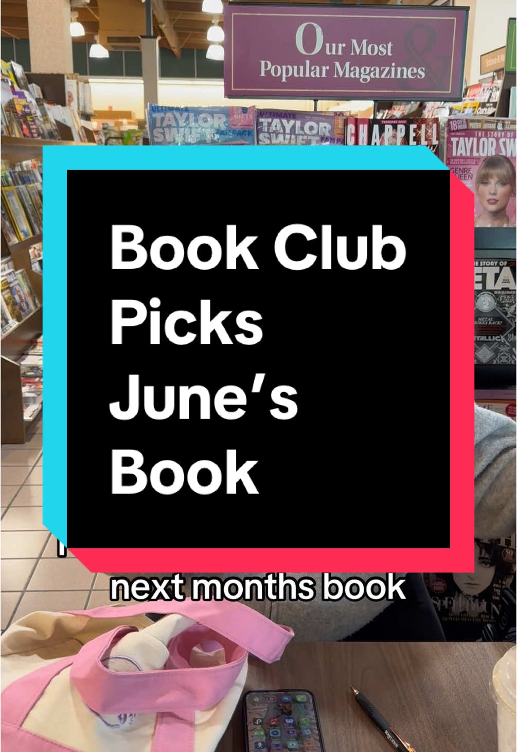 I couldn’t read it 😂😂  #bookclub #bookclubtiktok #bookclubs 