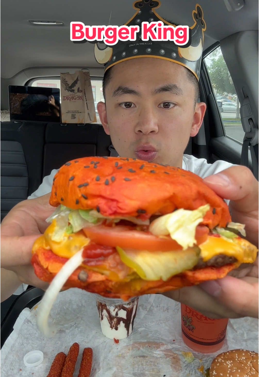 Trying @Burger King NEW Menu Items 🔥 #food #Foodie #foodreview #burgerking #burger #fastfood #mukbang #asmr #tastetest #fyp #eating 