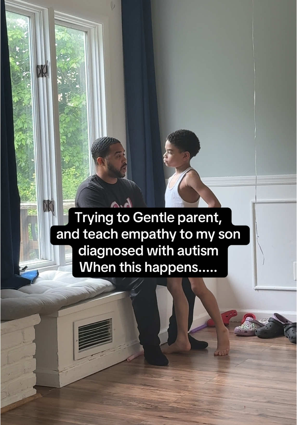 Gentle parenting kids that’s not so gentle 😩🤣🤣🤣 #autismparenting #parenting #gentleparenting #autism #teachingempathy 