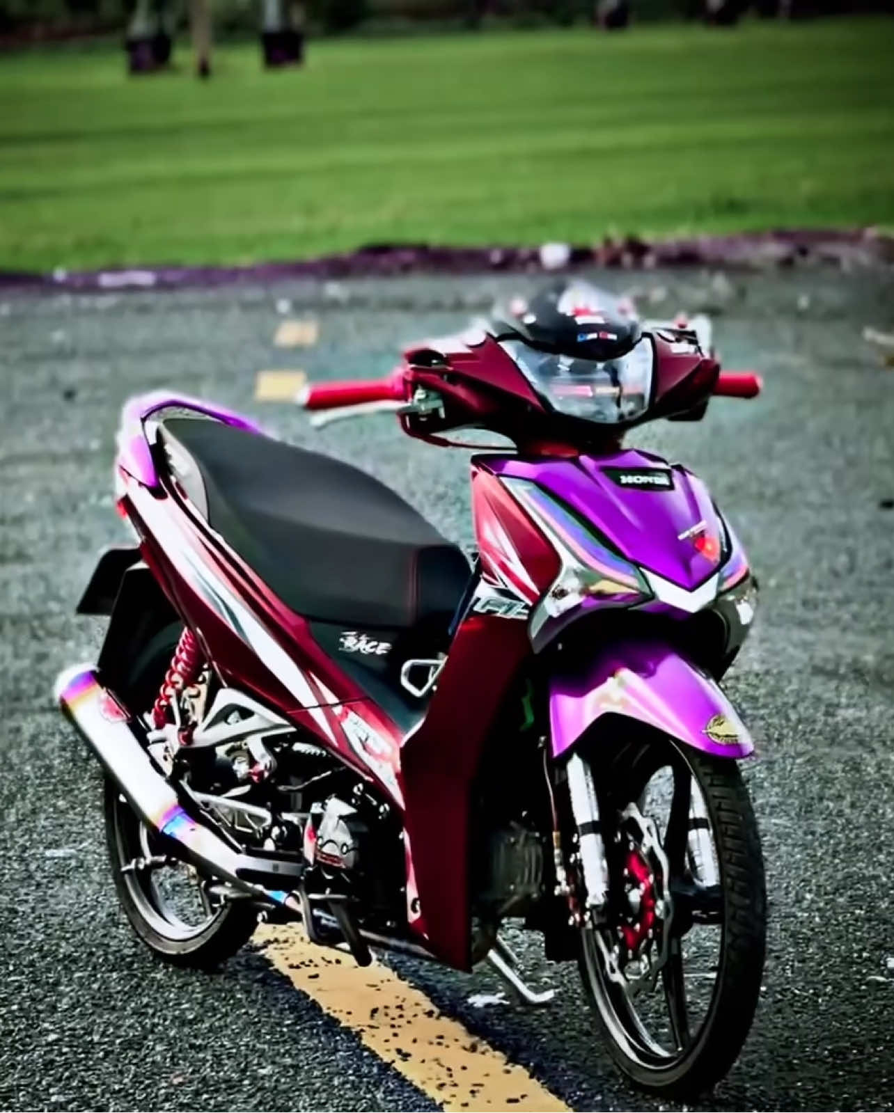 Ver Màu Tím Vẫn Cuốn ... 🤟🟣#wave125i_ไฟเลี้ยวบังลม #fuled125i #xedokieng #67angiang #xuhuongtiktok #future125i 