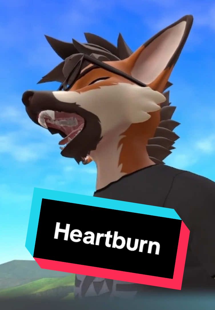 Heartburn sucks. #vrchat #furry #furryvrchat #furrytiktok #furryfandom 