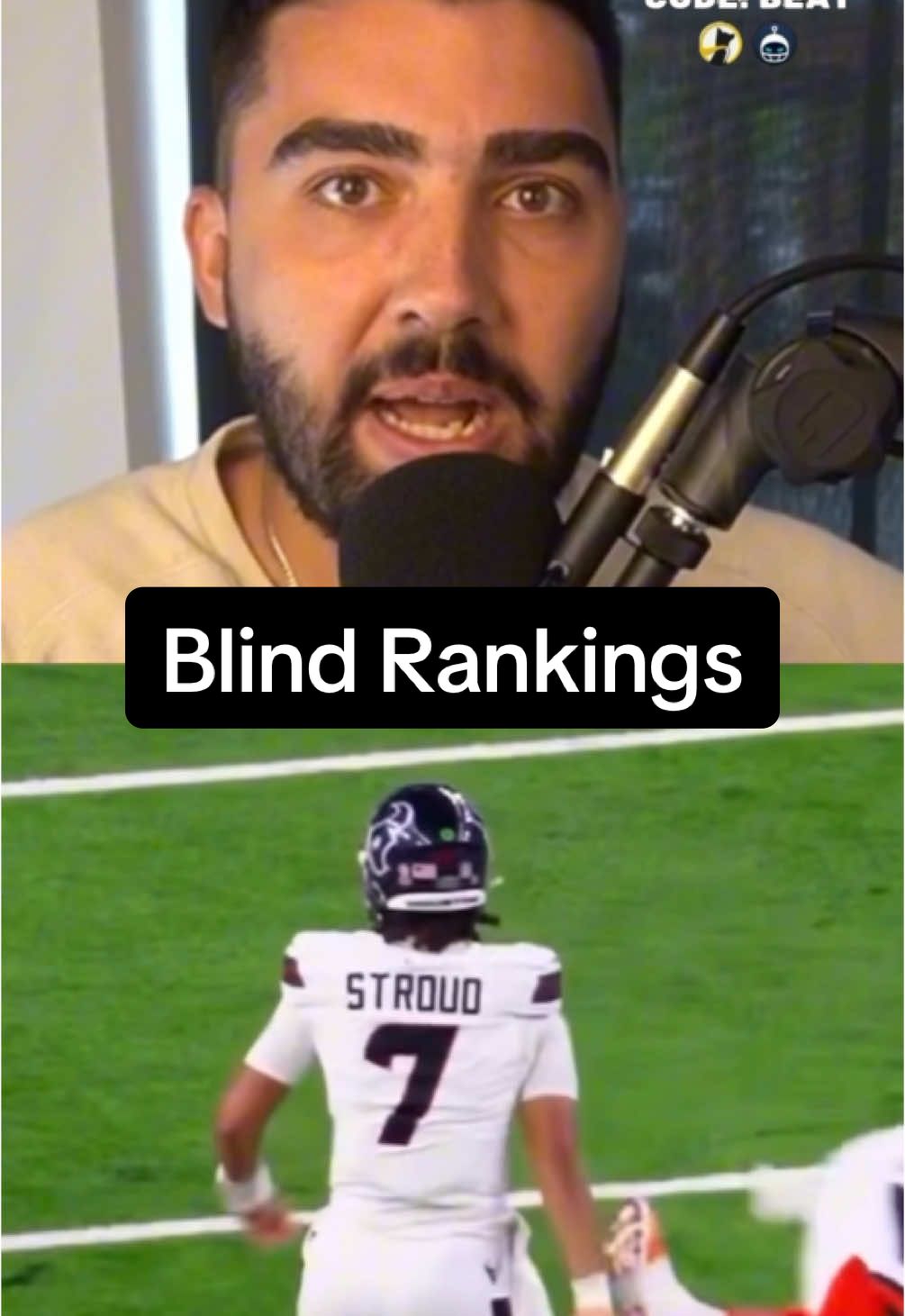 Blind Ranking QB/WR Duos #nfl #fyp #badbeatsports 