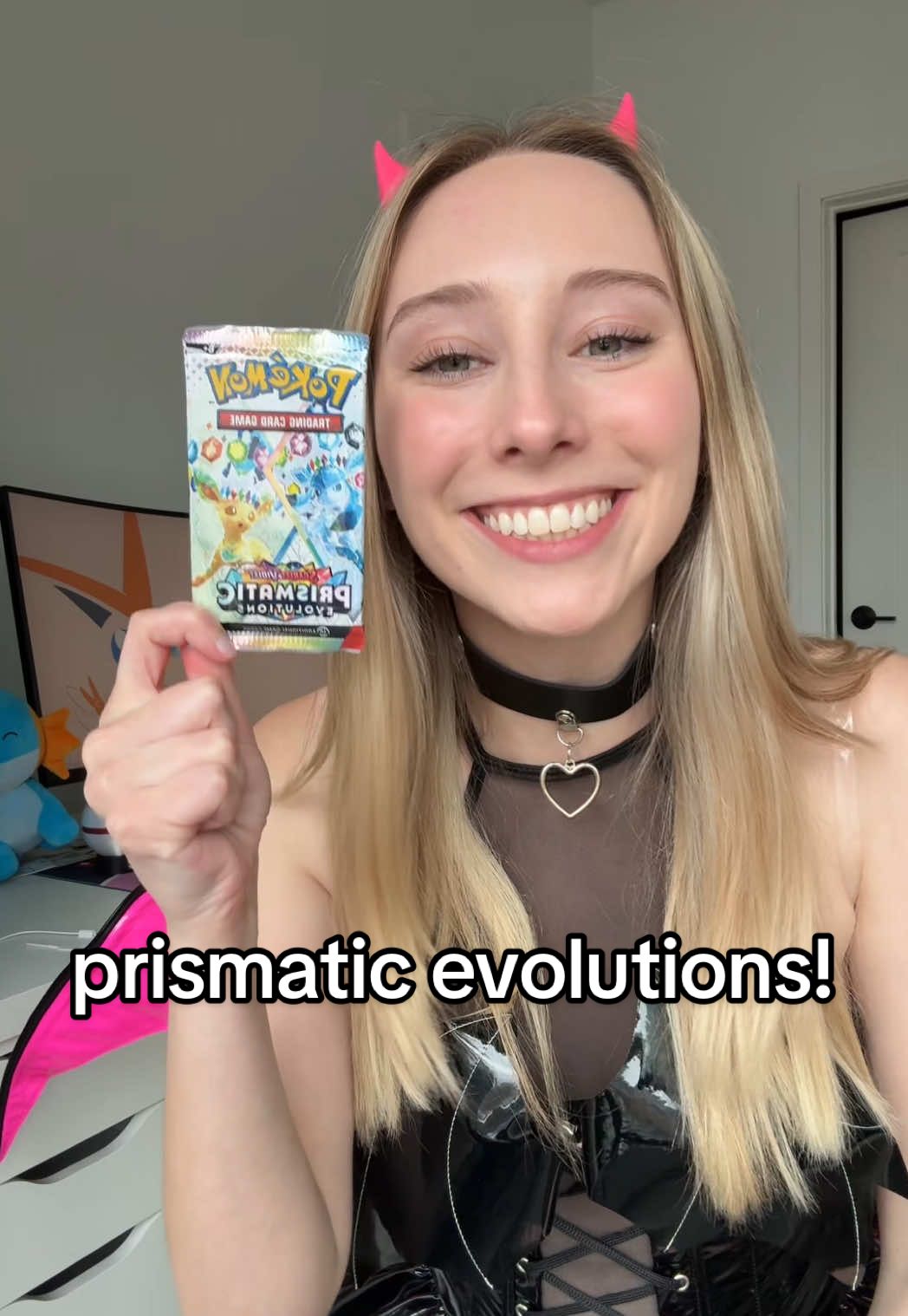 will I get any prismatic heat?! (hard to say) #fyp #foryou #cosplay #succubus #pokemon #pokemoncards 