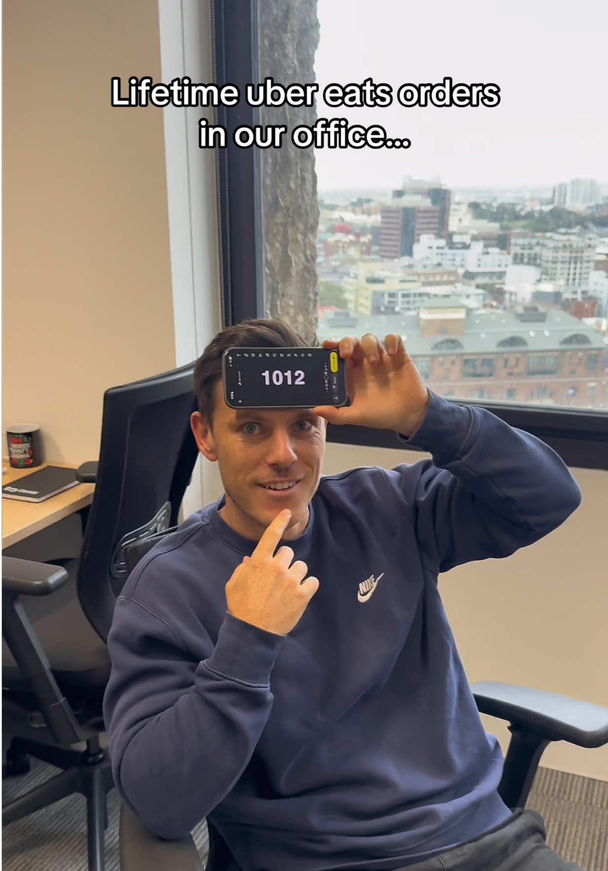 Our team guessing their lifetime uber eats orders… #founderstable #officehumour #ubereatsorders