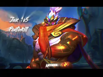 Imagine if I had a real weapon…1v5 Jax #jax #leagueoflegends #leaguetiktok #wildrift #arthxr 