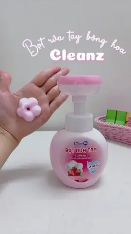 Bọt rửa tay hình bông hoa này ta nói vừa đẹp vừa thơm xỉu nhaaaa #cleanz #motchamnohoa #botruataybonghoa #unboxing #riview #mevabe #xuhuong #viralvideo 