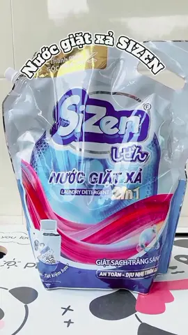 Túi nước giặt xả SIZEN 3kg đậm đặc thơm và lưu hương lâu #bi🌽 #trending #thinhhanh #xuhuong #review #tiktok #viral #nuocgiat #nuocgiatxa #nuocgiatsizen #ezcosmetic #sizen 