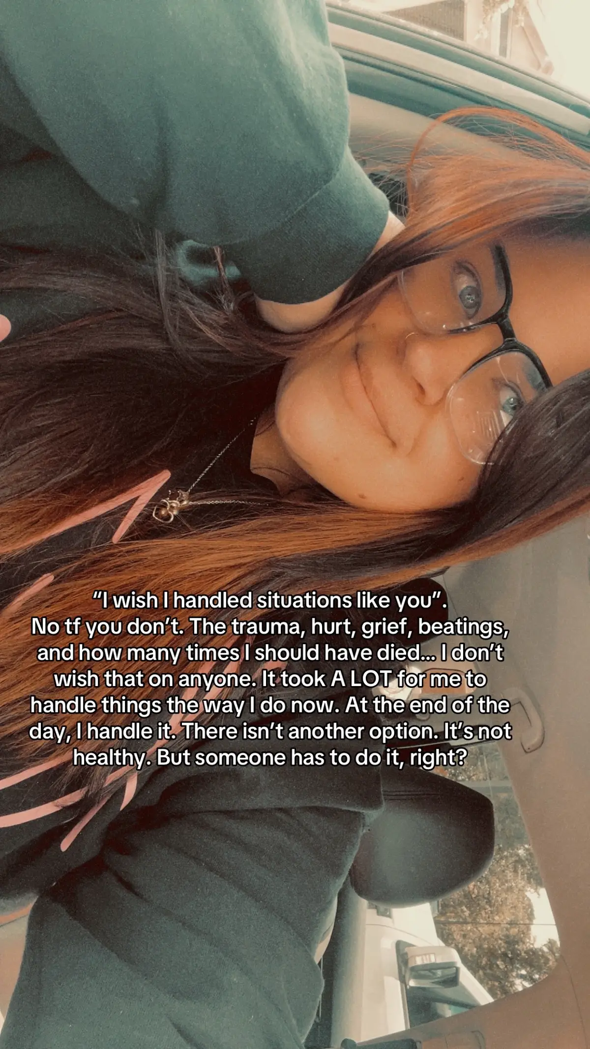 #trauma #growth #calm #wild #fyp #like but I promise, you don’t want see me crash out. It takes alot for me to get excited over things. But if I ever get mad, stay away from me. 🤷🏽‍♀️