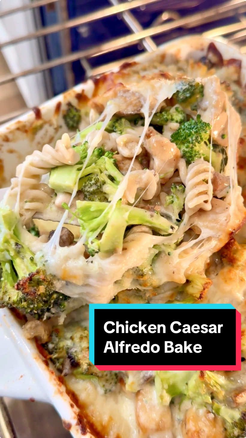 CHICKEN CAESAR ALFREDO BAKE! 🤤 #chosenpartner