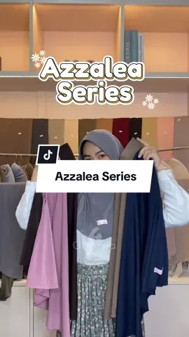 Kalian koleksi azzalea warna apa aja nih ? Kalo kak @Ghania  hampir semua warna punya🥰#ghania #fyp #ghaniahijab #hijabbergo 