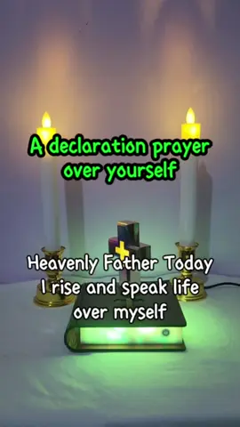 A powerful declaration prayer over yourself #prayer 