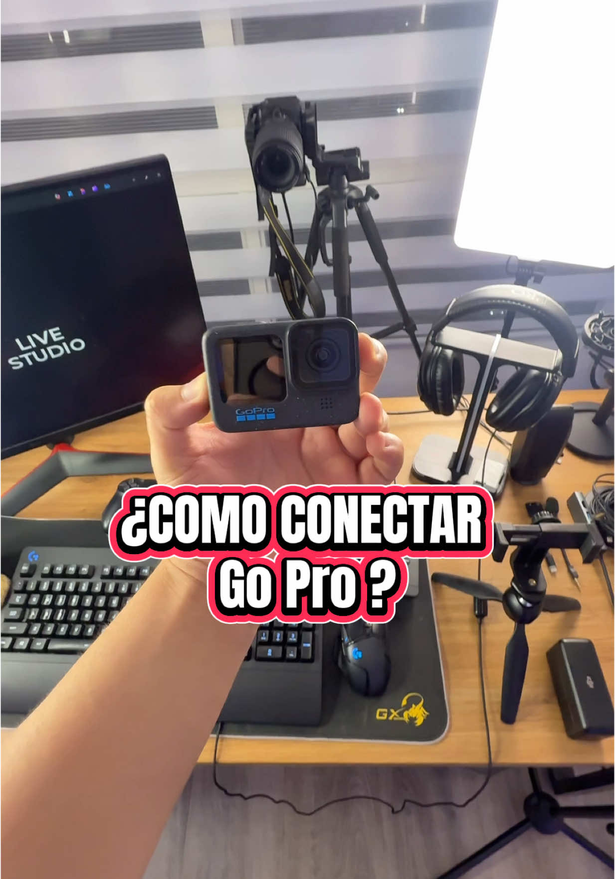 ¿Cómo conectar la Go pro a la computadora?  #tiktoklive #soyfluffy #batallastiktok #venezuela #streamer #agenciatiktok 