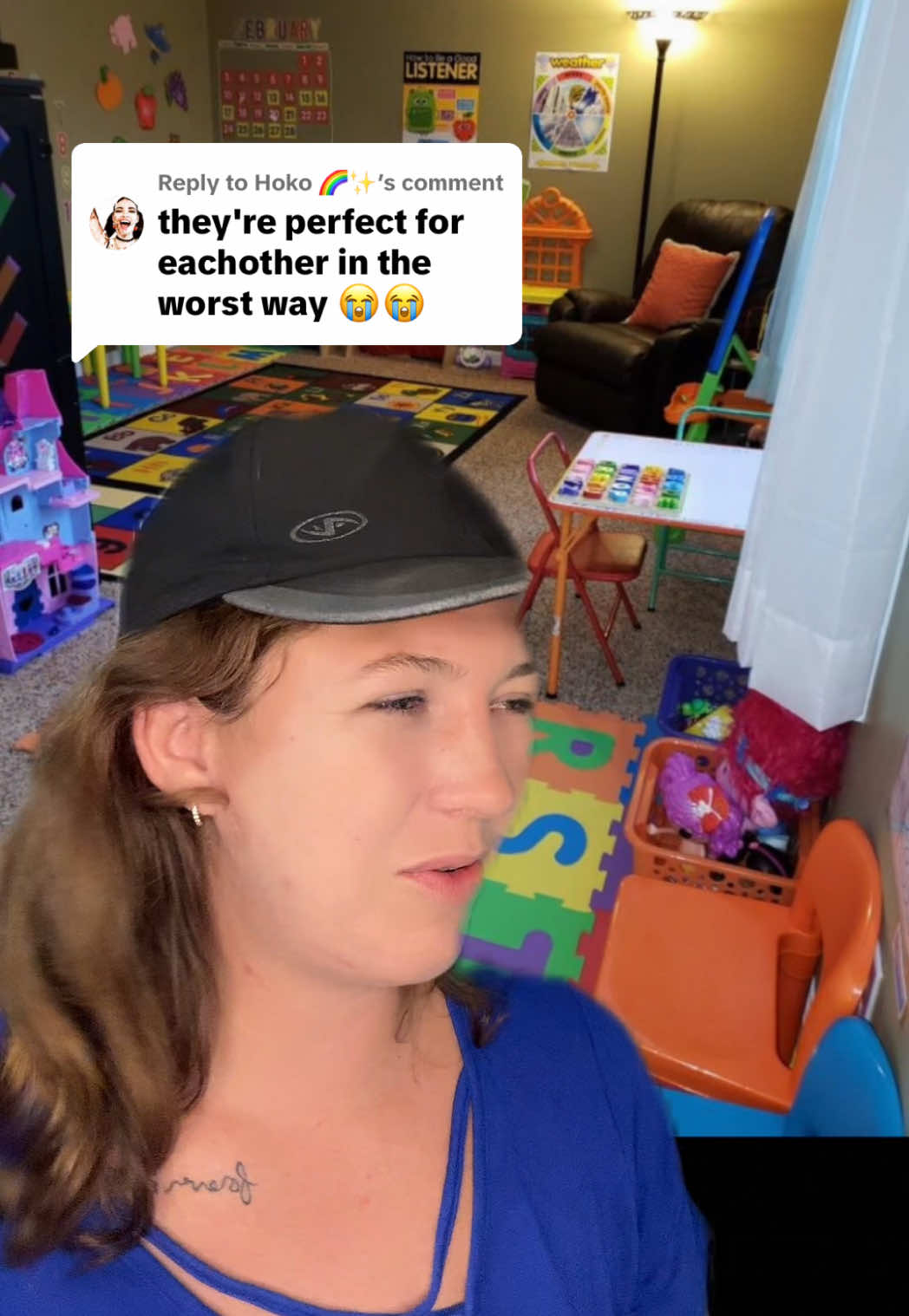 Replying to @Hoko 🌈✨️ #greenscreen part 68❤️ #sierranotciara #daycareskits 