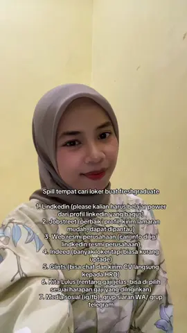 Dear freshgraduate dari pada ovt mau kerja dimana yuk eksekusi langsung di platform ini #infoloker #aplikasijobseeker #linkedin #jobsstreet #freshgraduate 
