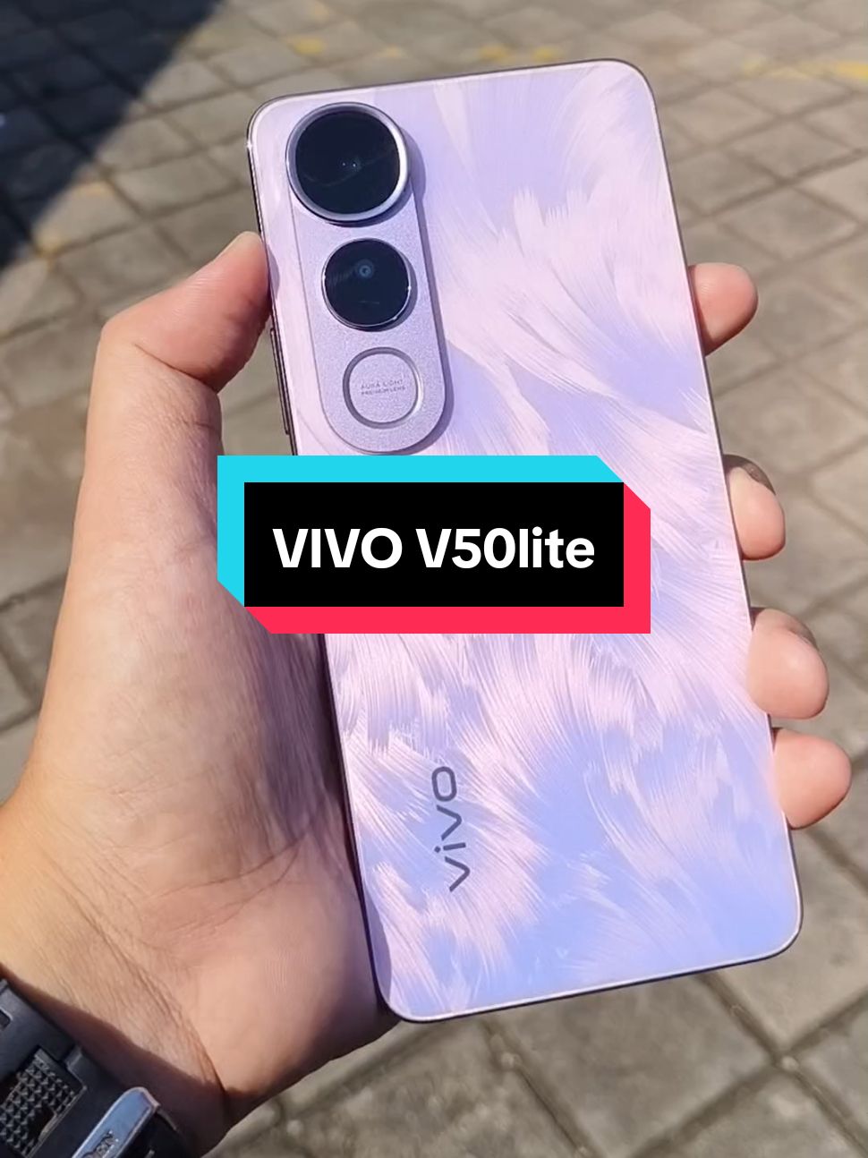 Hands on VIVO V50lite 4G warna purple😍 #v50lite #v50lite4g #v50litestyle #v50litesupermantap #vivov50lite 