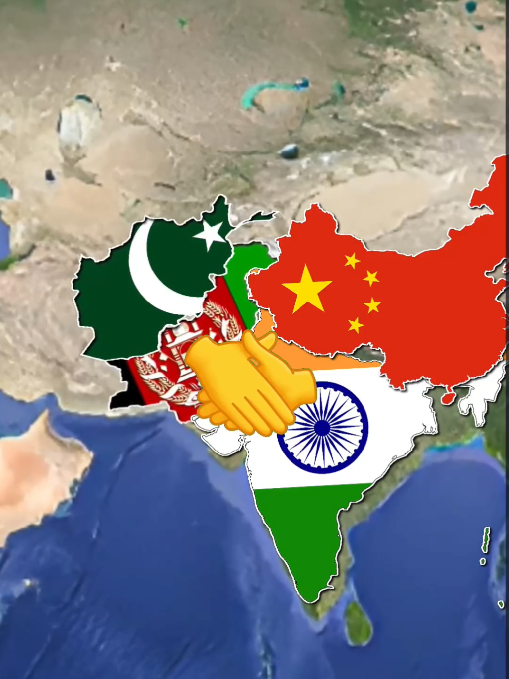 Imagine Pakistan and Afghanistan Swapped? #geography #facts #pakistan #fyp 