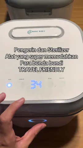 ALAT STERILIZER TRAVEL FRIENDLY!!! #sterilizer #alatsterilisasibotol #momeping #newmom #tipsasilancar #asibanjir 