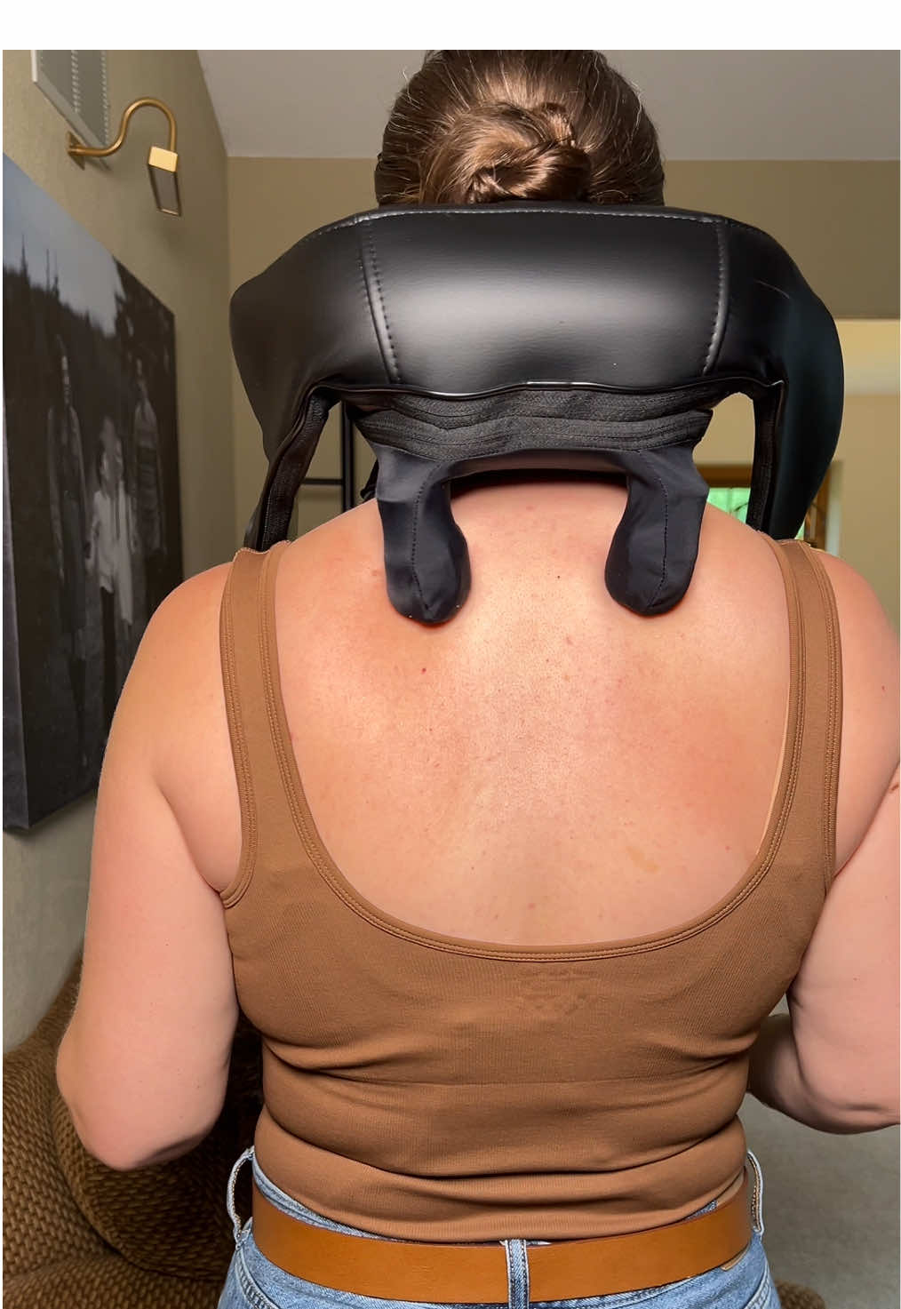 If you had the previous popular neck massager, you need to upgrade it with this one! It’s unreal.   ##neckmassager##massagetherapy##neckpainrelief##relaxation##SelfCare