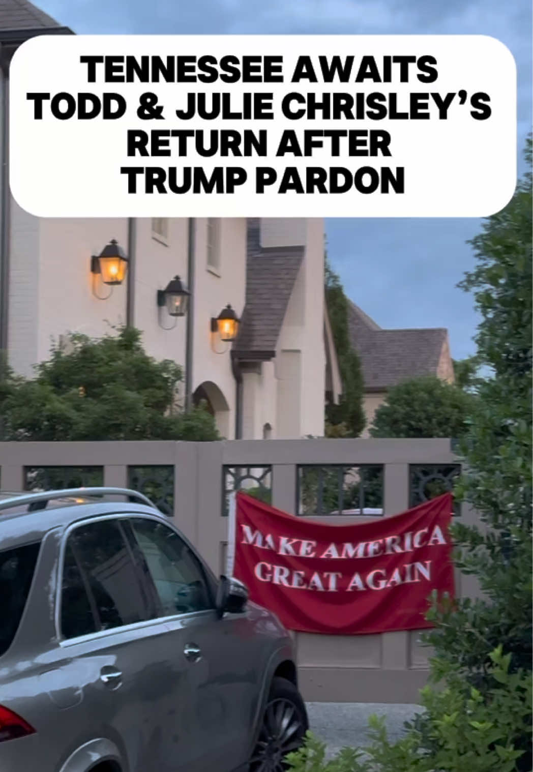 I went by Todd & Julie Chrisley’s Nashville Home moments after Todd Chrisley was released today after President’s Trump pardoned the reality stars!  #chrisleyknowsbest #toddchrisley #juliechrisley #nashville #Home #chrisley #nashville 
