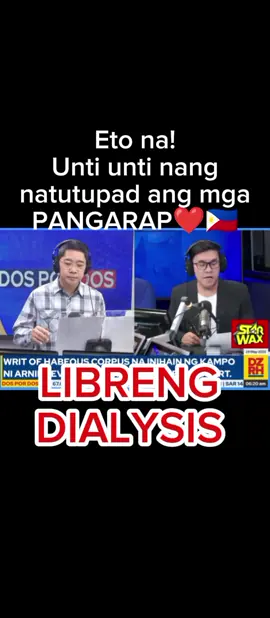KATUPARAN NG MGA PANGARAP UNTI UNTI NANG NATUTUPAD. #freedialysis #nkti #kidneycare #kidney #filpino #pilipinas #notofakenews #trending #ofw #batangquiapo 