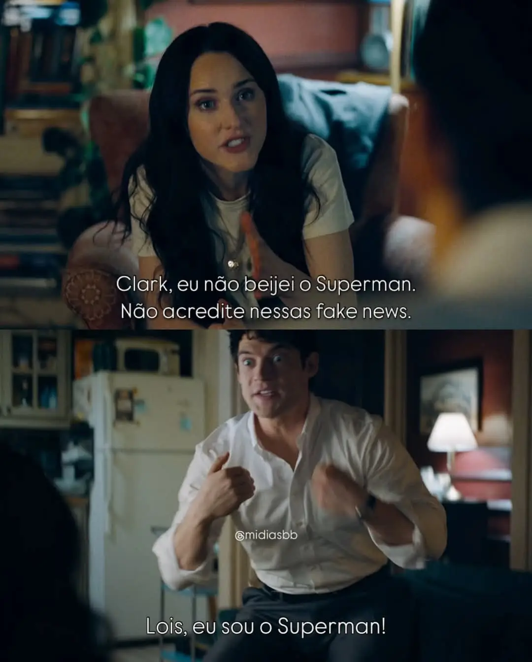 Po Lois aí tu rateou #loislane #clarkkent #superman 