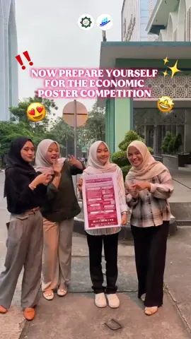 [HIMA PRODI ILMU EKONOMI UINSA] _Proudly Presents_ 🎨 POSTER COMPETITION 2025 🎨 Tunjukkan kreativitas dan visualisasi ide terbaikmu dalam ajang kompetisi poster tingkat SMA/SMK/MA dan Mahasiswa! 📚 Syarat & Ketentuan: - Peserta merupakan SMA/SMK/MA/MAHASISWA S1. - Peserta merupakan 1 Tim yang terdiri dari 2 orang berasal dari instansi yang sama. - Karya orisinal dan belum pernah dipublikasikan. - Setiap peserta mengupload karya pada akun instagram pribadi atau mewakili tim dengan mention @himieuinsby dengan tagar #DesignTheEconomy dan #EcoCreativity.  - Keputusan juri mutlak dan tidak dapat diganggu gugat. 📌 Timeline Acara: 📌 24 Mei – 23 Juni 2025 → Pendaftaran 📌 24 – 25 Juni 2025 → Pengumpulan Karya 📌 26 Juni 2025 → Seleksi Awal & Penilaian 📌 27 Juni 2025 → Pengumuman Pemenang 💰 FEE REGISTRATION : HTM: Rp35.000/Tim 🏆 Benefit: • Juara Pertama: Uang tunai + E-Sertifikat • ⁠Juara Kedua: Uang tunai + E-Sertifikat • ⁠⁠Juara Ketiga: Uang tunai + E-Sertifikat 🗒️ Pendaftaran & Buku Panduan :  https://bit.ly/PendaftaranPosterCompetition25  https://bit.ly/BookletPosterCompetition2025 👤 Contact Person: +62 858-8801-8390 (Nia) +62 857-3153-9754 (Na’ila) ________________________ _