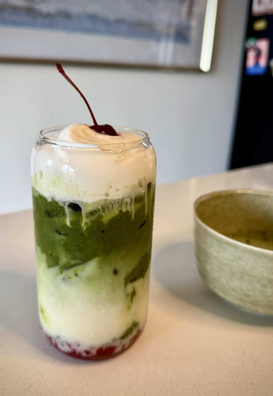 Cue the sip. Let it play. #siftsessions #matchaflows #drinkandvibe #matcha #matchaathome 