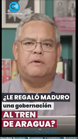 #29Mayo . #Repost @castoocandonews . 📌 Programa del dia 28.5.2025 - ¿Le REGALÓ Maduro una GOBERNACIÓN al Tren de ARAGUA? . 🎥 Video Cortesía . Desliza ⏩ para conocer más detalles sobre este tema y compártenos tu opinión en los comentarios 💬 . #Carabobo #InformacionVenezuela #ViralCarabobo #NoticiasCCarabobo #CCaraboboReporta #Carabobo #CCarabobo
