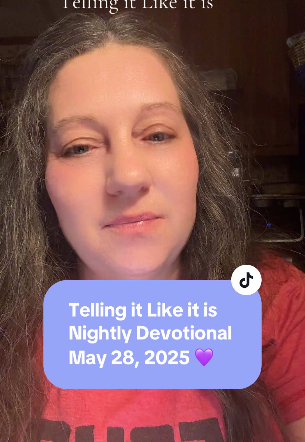 Telling it Like it is Devotional 💜 #devotional #nightlydevotional #christianitytok #christianencouragement #devotionals #testimony 