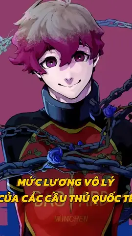 Mức lương vô lý của các cầu thủ quốc tế [Blue Lock] #anime #manga #manhwa #camclub #shorts