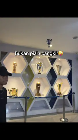 Itu piala apa gelas buat ngopi?🤪#juara #persib #b2b #bandung #persibbandung #bobotoh #jakarta #persija 