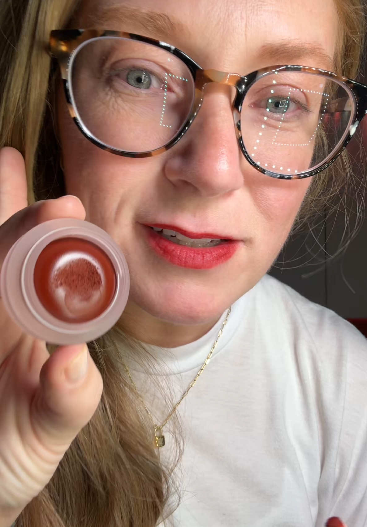 You think it’s going to be brown, then it’s RED 🥹♥️ #liptint #makeup #lipmud 