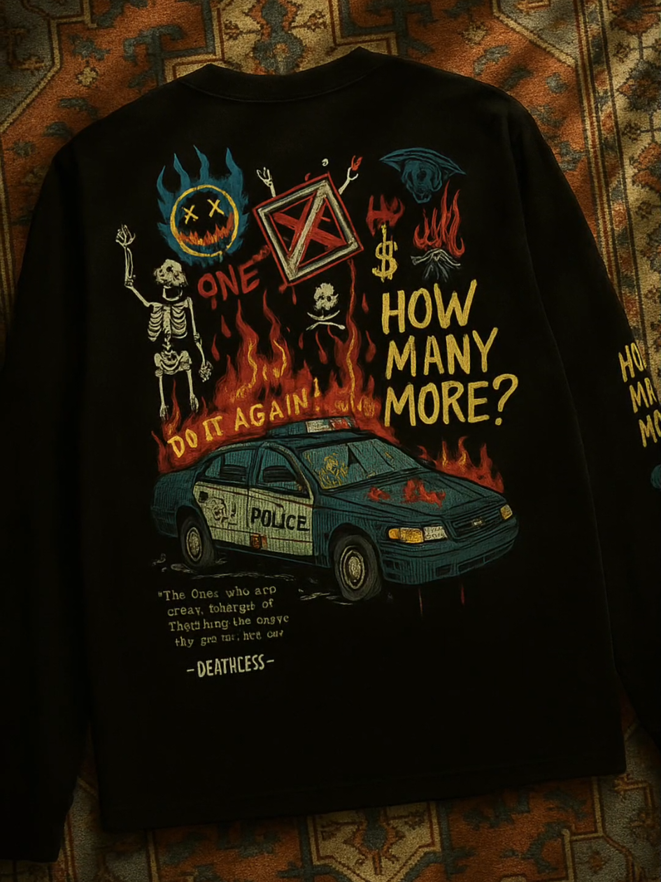 deathless kaos lengan panjang ls manymore #longsleeve #kaoslenganpanjang #kaosmurah 